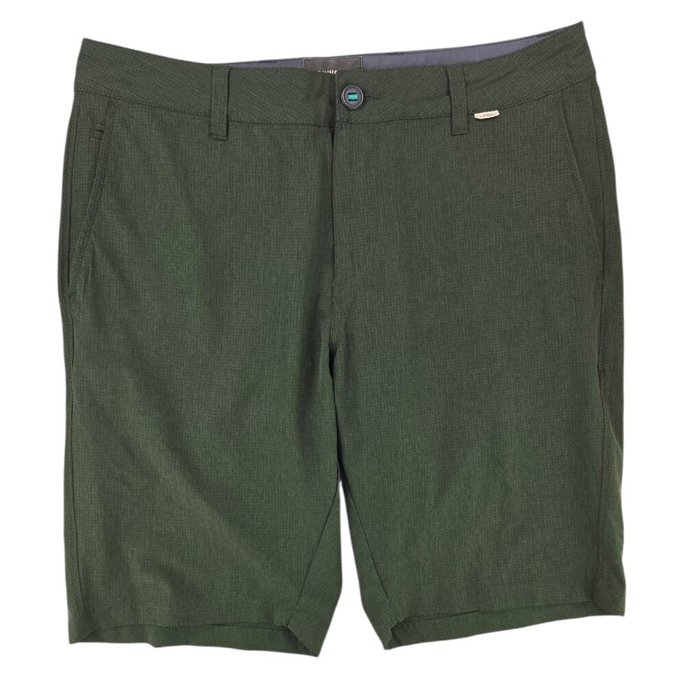 Linksoul | Dark Green 10" Boardwalker AC Hybrid Shorts | Size 32